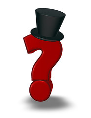 Image showing festive question mark 