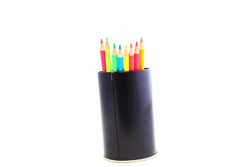 Image showing colored pencils