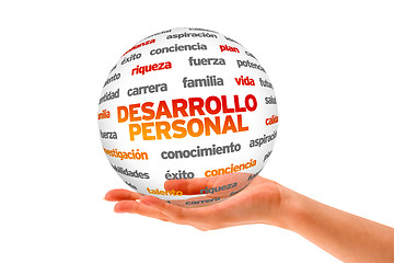 Image showing Personal Development Word Sphere (In Spanish)