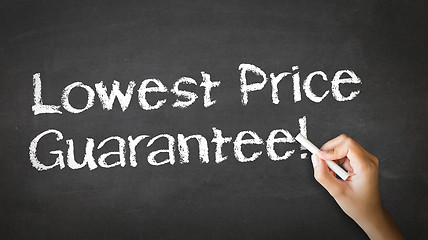 Image showing Lowest Price Guarantee Chalk Illustration