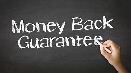 Image showing Money Back Guarantee Chalk Illustration