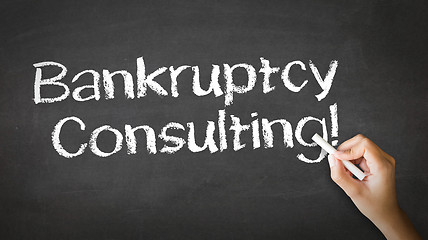 Image showing Bankruptcy Consulting Chalk Illustration