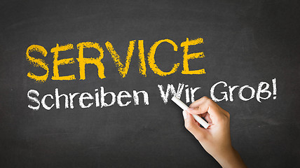 Image showing Service Slogan (In German)