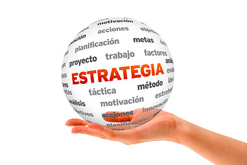 Image showing Strategy Word Sphere (In Spanish)