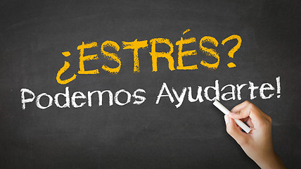 Image showing Stress we can help (In Spanish)