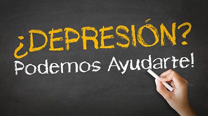 Image showing Depression we can help (In Spanish)