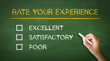 Image showing Rate Your Experience