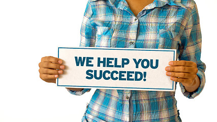 Image showing We Help You Succeed