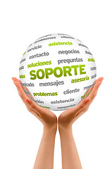 Image showing Support Word Sphere (In Spanish)