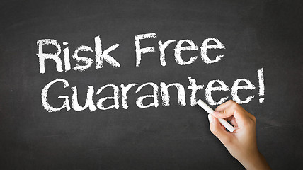 Image showing Risk Free Guarantee Chalk Illustration