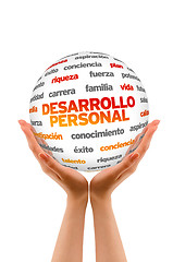 Image showing Personal Development Word Sphere (In Spanish)