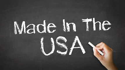 Image showing Made in USA Chalk Illustration