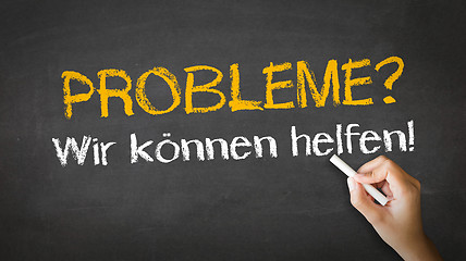 Image showing Problems we can help (In German)