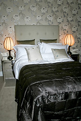 Image showing Grey bedroom