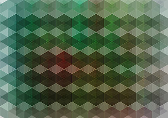 Image showing Kaleidoscope geometric pattern. Vector background.