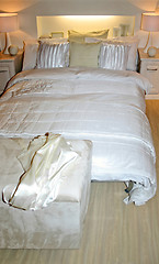 Image showing White bed