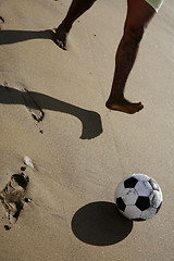 Image showing Beach Football