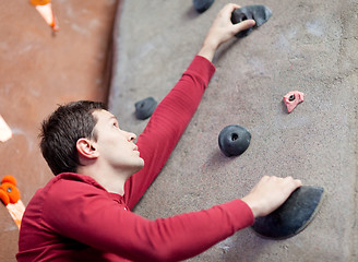 Image showing rock climbing