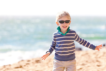 Image showing boy at the beach