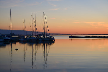 Image showing Sailors evening