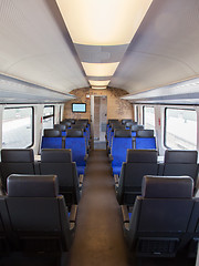 Image showing Modern dutch train coupe