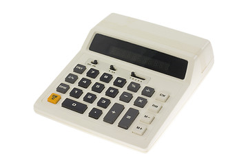 Image showing Old fashioned calculator

