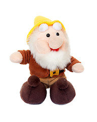 Image showing Sitting pluche gnome 