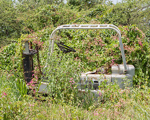 Image showing Abandoned lifting truck