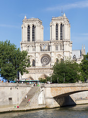 Image showing PARIS - July 28, 2013: Notre Dame on July 29, 2013 in Paris. Not