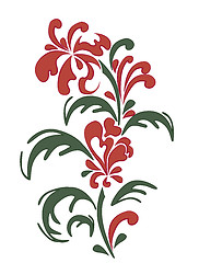 Image showing red flower