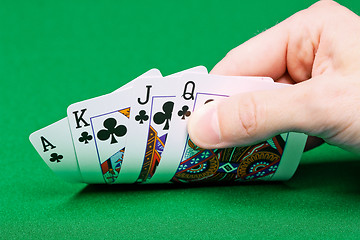 Image showing four cards