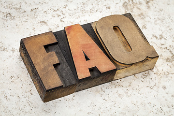 Image showing frequently asked questions - FAQ