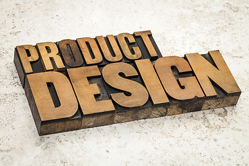 Image showing product  design in wood type