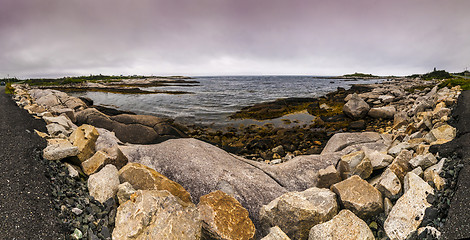 Image showing Rocky beach