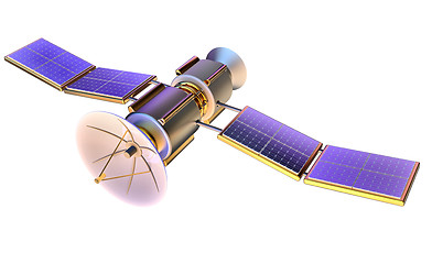 Image showing 3D model of an artificial satellite of the Earth