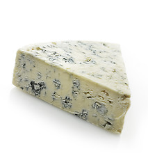 Image showing Wedge of Blue Cheese
