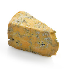 Image showing Wedge of Blue Cheese