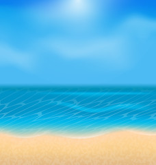 Image showing Summer holiday background with sunlight