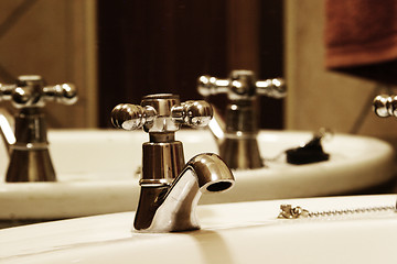 Image showing Bathroom Tap