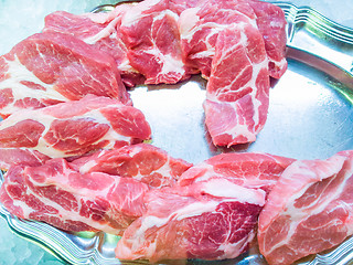 Image showing Fresh entrecote