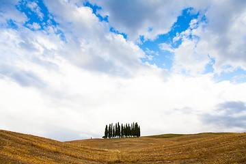 Image showing Tuscany before the storm