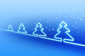 Image showing x-mas electric background