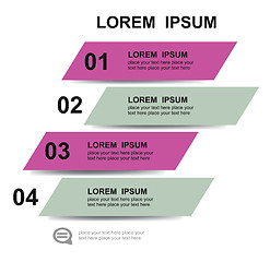 Image showing Modern design element template