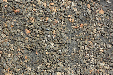 Image showing Asphalt road surface close-up