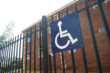 Image showing Disabled parking