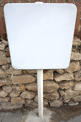 Image showing white sign #01