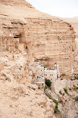 Image showing Saint George monastery in judean desert