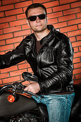 Image showing Biker