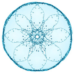 Image showing Abstract sphere of water