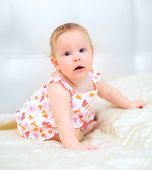 Image showing one years old baby girl